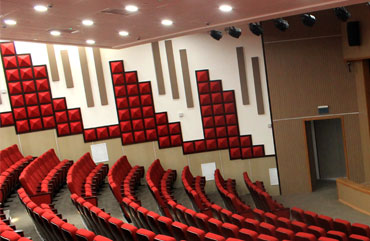 Al quds university theater acoustic wall application