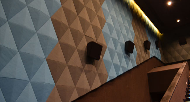 Novo Sinemaları 3D Akustik Duvar Paneli Uygulaması