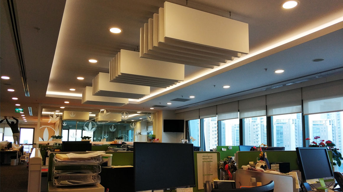 Baffle Acoustic Ceiling System