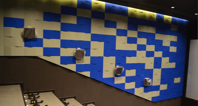 Novo Sinemaları 3D Acoustic Wall Panel Application